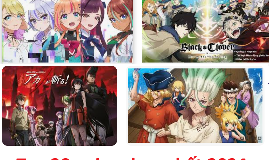 Top 30 anime hay nhất 2024